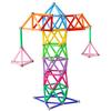 ELONGDI Magnetic Building Blocks, [ 132 Pieces ] Lengthen Building Sticks Set, Magnet Stem Toys Set Non-Toxic Building 3D Puzzle Boys Toys for Kids and Adult view 4
