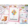 18 Transportation Playground Flash Cards - The Flash Hole-Punched So You Can Sort and Organize The Cards Easily. Early Learning Kindergarten view 3