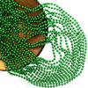 GiftExpress 12 Pack 33" St. Patricks Day Green Bead Necklaces - St. Paddy's Day Party Accessories Bulk  Lucky Green Bead Necklace Sport Teams and Event view 4