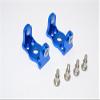 GPM For Gmade Sawback Upgrade Parts Aluminum Front C Hub With King Pin - 1Pr Set Blue view 1