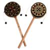 Sanyork 2 Pack Lot Hand Painted Spin Drums~fair Trade~Peru~Percussion Music *000581* view 1