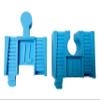 TrainLab.com Adapters, Compatible with Thomas & Friends Trackmaster Gray 2014 and Wooden Railway Tracks, Essential Trackmaster and Wooden Track Accessories (2pc) Light Blue view 3