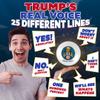 Trump Talking Fortune Telling Ball - Lights Up & Speaks 25 Answers in His Real Voice - Motion Activated Crystal Ball with Color Changing LED - Funny Donald Trump Gifts for Men Women - Gag Gift Toy view 2