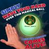 Trump Talking Fortune Telling Ball - Lights Up & Speaks 25 Answers in His Real Voice - Motion Activated Crystal Ball with Color Changing LED - Funny Donald Trump Gifts for Men Women - Gag Gift Toy view 3