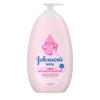 Johnson's Baby Lotion with Coconut Oil, Aloe Vera & Vitamin B5, 72 HR Hydration, Skin Moisturizer, Hypoallergenic, Safe for Newborn, Protects From Dryness &; Strengthens Skin, 27.1 fl. oz view 1