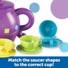 Learning Resources Serving Shapes Tea Set - 11 Pieces, Ages 2+, Pretend Play Food Toys for Toddlers, Preschool Kitchen for Kids, Gifts for Boys and Girls view 3