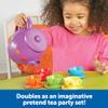 Learning Resources Serving Shapes Tea Set - 11 Pieces, Ages 2+, Pretend Play Food Toys for Toddlers, Preschool Kitchen for Kids, Gifts for Boys and Girls view 4