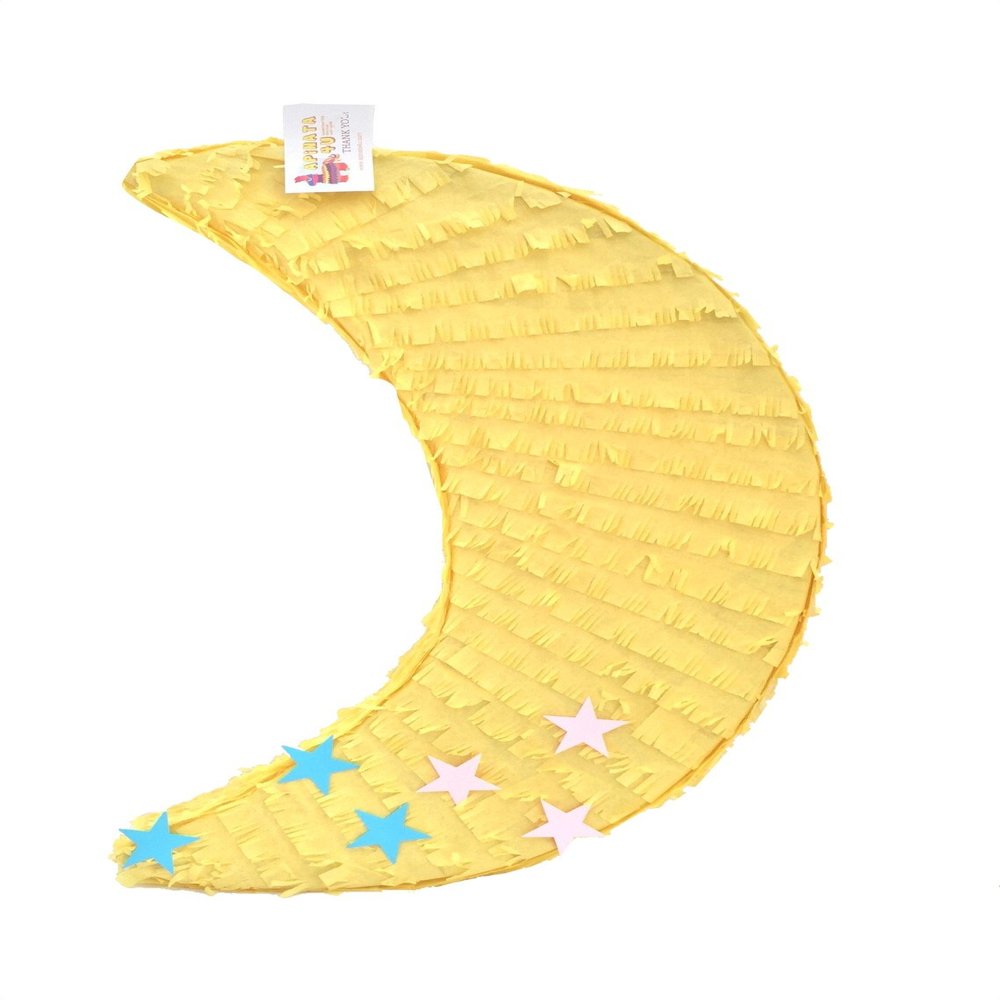 APINATA4U Crescent Moon Pinata Gender Reveal Theme Twinkle Twinkle