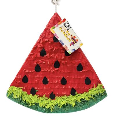 19 Red Watermelon Pinata Melon Birthday Party Supplies Summer Decoration Fruit Birthday July 4th Party Pinata Tropical Themed Birthday
