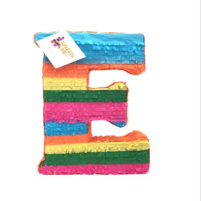 20" Tall Letter E Pinata Fiesta Theme Fiesta Themed Birthday Party Supplies Cinco de Mayo Teens Party