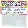 Yokomo "X" Shock Piston (White) (2) (2 Hole/1.7mm) view 1