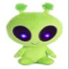 Aurora Interstellar Galactic Cuties Twitch Light Up Alien Stuffed Animal - Cosmic Companions - Illuminating Fun - Green 8 Inches view 1