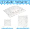 18 Inch Doll Bedding 2 Pc. Set - Reversible Print Baby Doll Bedding Accessories with Comforter and Pillow - Fits American Girl Dolls and Other 18 Inch Dolls Holiday view 2