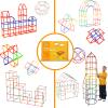 RAINBOW TOYFROG Straw Constructor Toys Stem Building Toys - 300 Pcs Connectors Toy Building Sets Kids Toys for Boys & Girls - Straw Building Set Engineering Kit - Autism Toy STEM Games view 2