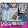 Barbie Clothes - 2 Outfits Doll Include a Blue and White Shirt Dress, Gift for 3 to 8 Year Olds view 2