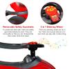 ChromeWheels 3 in 1 Ride on Toys Push Car with Guardrail, Mega Car for Toddlers, w/Handle, Horn, Music, Color Red view 4