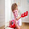 Hape Kid's Wooden Toy Ukulele, Red view 2