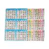 American Games Bingo Paper Game Cards  6 Card  10 Bingo Sheets  100 Books  10 Colors, Made in USA view 1