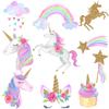 Klmars 30 Ct Unicorn Hanging Swirl Decorations - Unicorn Party Decorations view 2