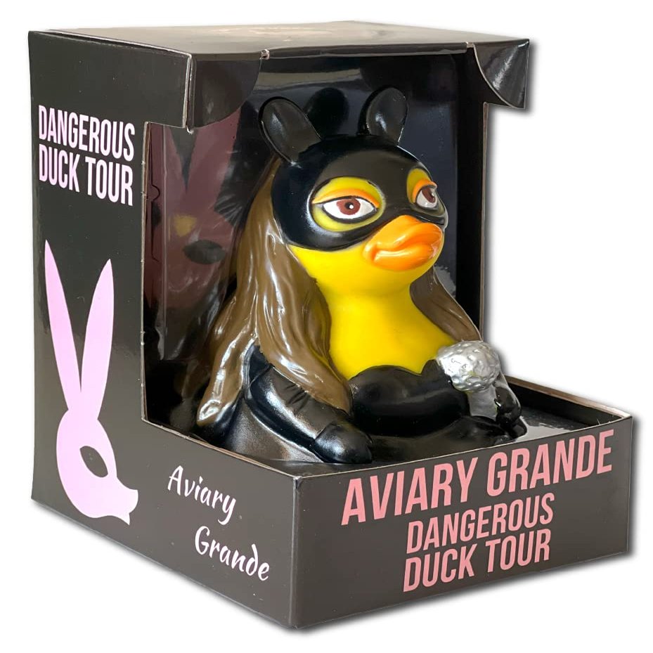 CelebriDucks - Aviary Grande - Dangerous Duck Tour - Floating Rubber Ducks - Collectible Bath Toy Gift for Kids & Adults of All Ages