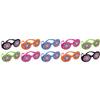 Amscan 70's Star Print Adult Party Glasses, 10 pieces, Multicolor view 2