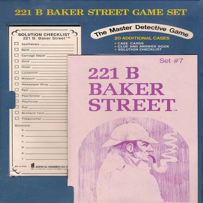 221 B BAKER STREET ADDITIONAL MYSTERY SET: #07