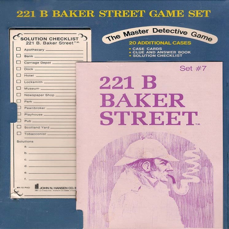 221 B BAKER STREET ADDITIONAL MYSTERY SET: #07