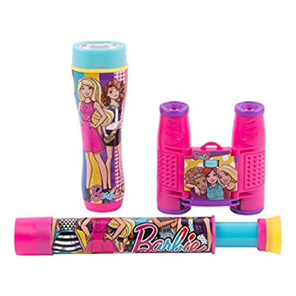 Barbie Telescope with Tripod by Warner Brothers | Kids Telescope For Young Scientists, Encourage Scientific Discovery, Educational Insights, Toys & Games, 2-Piece, Black/Yellow