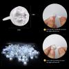 Aogist 100pcs White LED Balloon Light, Tiny Light Mini Round Led Ball Lamp for Paper Lantern Balloon, Indoor Outdoor Event - Fun Halloween Christmas Party Wedding Decoration Supplies view 2