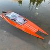 SOWOFA Boat FT016 Remote Control Boat Watercraft Large Racing High Speed 30KM/H Motor Water Cool Functions for Player Adult (Orange or Green) view 2