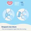 MAM Easy Active Baby Bottles 11oz, Fast Flow Skinsoft Silicone Nipple with Wide Neck Ergonomic Design, Easy to Hold, BPA-Free, Bottles with Leak-Proof Caps for 4+ Months Baby view 4