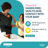 Brownmed Pocket Skin-to-Skin Baby Carrier Shirt for Mom & Newborn - Full-Coverage Baby Wrap Carrier - Black - Medium view 3