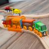 56 Piece Wooden Train Track Expansion Pack with Tunnel Compatible Thomas Wooden Railway Brio Chuggington Imaginarium Set by Orbrium Toys. view 2