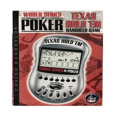 World Series Poker, Texas Hold'em Handheld Game, New in Box by Excalibur