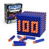EKIND 100 Pcs Suction Darts Refill Pack Foam Bullet Compatible for NERF N-Strike Series Blaster (Blue) view 1