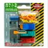 Iwako New Trailer Construction Machine Trucks Japanese Erasers Blister Set view 2