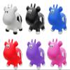 Farm Hoppers Award Winning Inflatable Toddler Safe Bouncing Blue Cow Plus Pump view 2