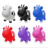 Farm Hoppers Award Winning Inflatable Toddler Safe Bouncing Purple Cow Plus Pump view 2