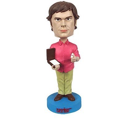Bif Bang Pow! Dexter Blood Spatter Analyst Bobble Head - Con Exclusive