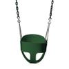 Gorilla Playsets 04-0008-G/G Full Bucket Toddler Swing, Bucket, Green 60" Plastic Coated Chains, 50 Lb Capacity view 1