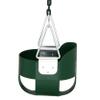Gorilla Playsets 04-0008-G/G Full Bucket Toddler Swing, Bucket, Green 60" Plastic Coated Chains, 50 Lb Capacity view 4