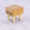 1:12 Scale Butcher Block Table #D3731 view 2