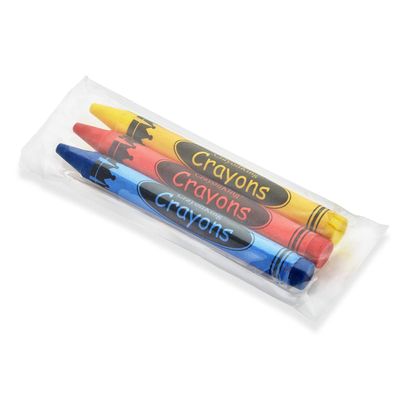 CrayonKing 720 Sets of 3-Packs in Cello (2,160 Bulk Crayons)  Restaurants, Classrooms, Parties & Events  Kid-Safe, Pre-Packaged, Assorted Colors Non-Toxic Crayons