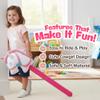 Fun Express Pony on a Stick Blow Up Horse Toy - Gift and Cowgirl Party Supplies view 3