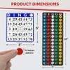MR CHIPS 11" Tall Bingo Set with Steel Cage Professional Game Everlasting 7/8 Balls, 18 Cards and 300 Chips - Luxury Gold Color view 3