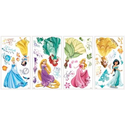 (10x18) Disney Princess - Royal Debut Peel and Stick Wall Decals
