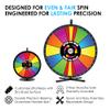 Spin to Win Table Stand Dry Erase Prize Wheel  18 Inch Desktop Spinning Game Wheel, Durable Wood Construction, Balanced for Fair Odds, Trade Show Raffle Event, Standard view 2