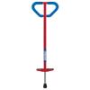 Geospace Jumparoo Boing! 'PRO' Medium Pogo Stick for Kids - Supports 60-100lbs Outdoor Toy for Boys and Girls Active Play for Balance, Coordination, Exercise & Fitness (Red with Blue wrap) view 1