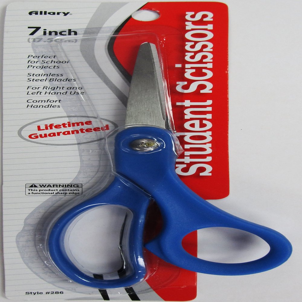 7 Inch Student Scissors Asst. Colors