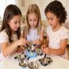 Miniature Toy 17-Piece Stainless Steel Pots and Pans Set , MAGIKON Pretend Play Kitchen Cooking Utensils Toy view 2